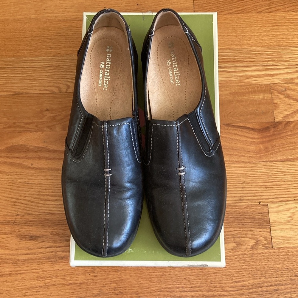 Naturalizer Malvina Black Leather Shoes
